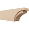 Ekena Millwork 6in. W x 8in. H x 24in. L Rivera Woodgrain TimberThane Rafter Tail, Primed Tan RFTUR06X08X24RIVRCPR - alternate 1